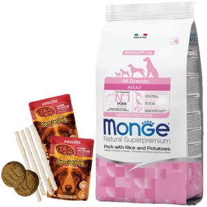 Monge Monoprotein Perro Adulto Sabor Cerdo y Arroz 12 Kg