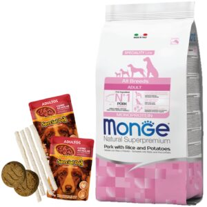Monge Monoprotein Perro Adulto Cerdo y Arroz 12 kg