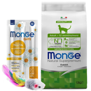Monge Monoprotein Gato Adulto Sabor Conejo 1,5 Kg