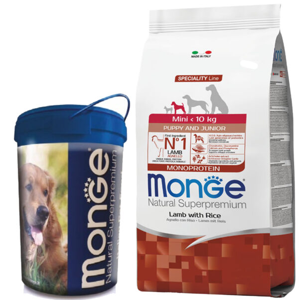 Monge Monoprotein Perro Cachorro Raza Pequeña Sabor Cordero Y Arroz 7,5 Kg