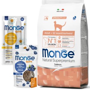 Monge Monoprotein Gato Adulto Sabor Salmón 10 Kg
