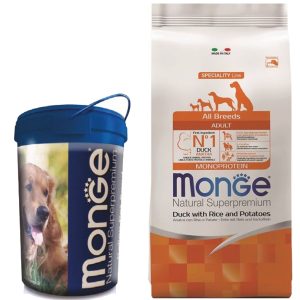 Monge Monoprotein Perro Adulto Sabor Pato y Arroz 12 Kg