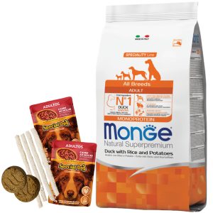 Monge Monoprotein Perro Adulto Sabor Pato y Arroz 12 Kg
