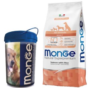 Monge Monoprotein Perro Adulto Sabor Salmón y Arroz 12 Kg