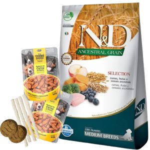 N&D Ancestral Grain Selection Perro Cachorro Raza Mediana 15 kg
