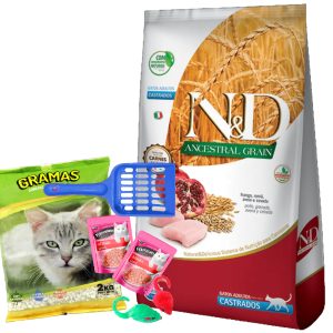 Farmina N&D Ancestral Grain Feline Gato Adulto Castrado 7,5 Kg