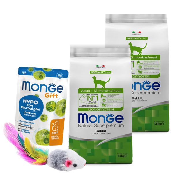 Monge Monoprotein Gato Adulto Sabor Conejo 3 Kg