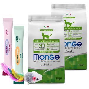 Monge Monoprotein Gato Adulto Sabor Conejo 3 Kg