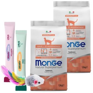 Monge Monoprotein Gato Adulto Sabor Salmón 3 Kg