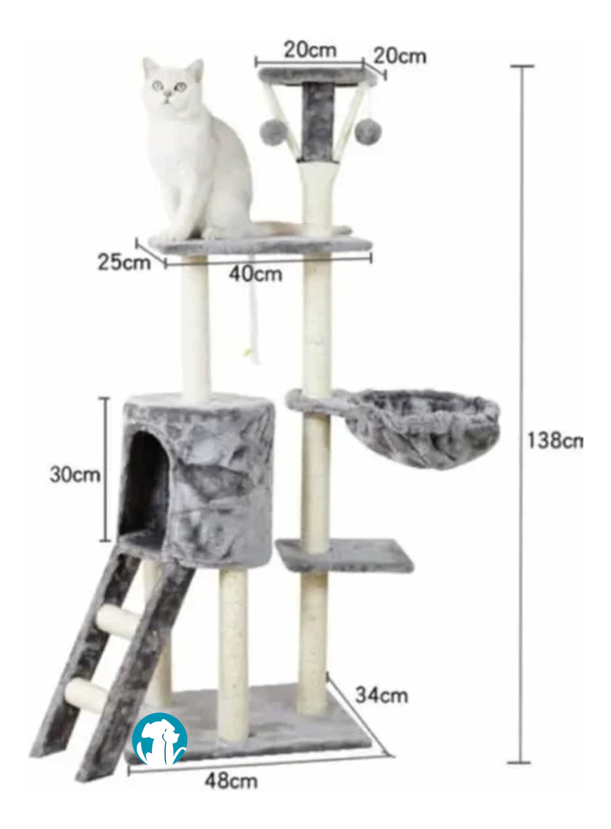 Rascadorc/ Actividad Gigante Para Gato 5 Niveles / 12 Cuotas - Imagen 4