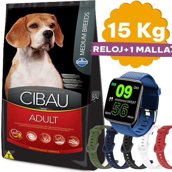 Cibau Perro Adulto Raza Mediana 15 Kg - Imagen 2