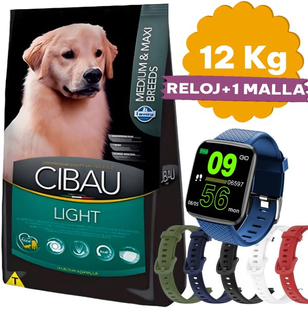 Cibau Light Perro Adulto Raza Mediana y Grande 12 Kg - Imagen 2