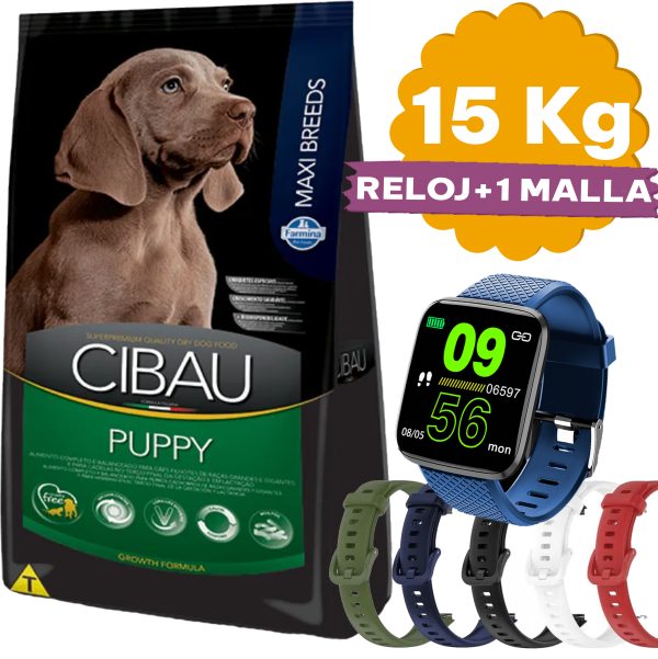 Cibau Perro Cachorro Raza Grande 15 Kg - Imagen 2