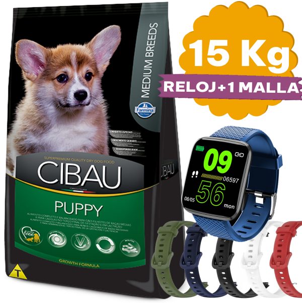 Cibau Perro Cachorro Raza Mediana 15 Kg - Imagen 2