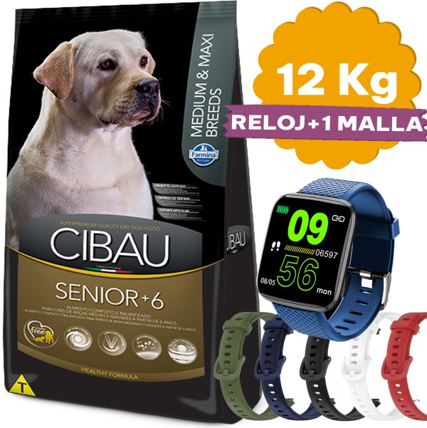 Cibau Senior Perro Raza Mediana y Grande 12 Kg - Imagen 2