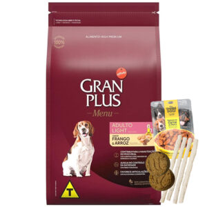 Gran Plus Menú Adulto Light Raza RM/RG Pollo y Arroz 15 Kg