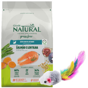 Guabi Natural Grain Free Gato Adulto Castrado Salmón y Lenteja 1,5 kg