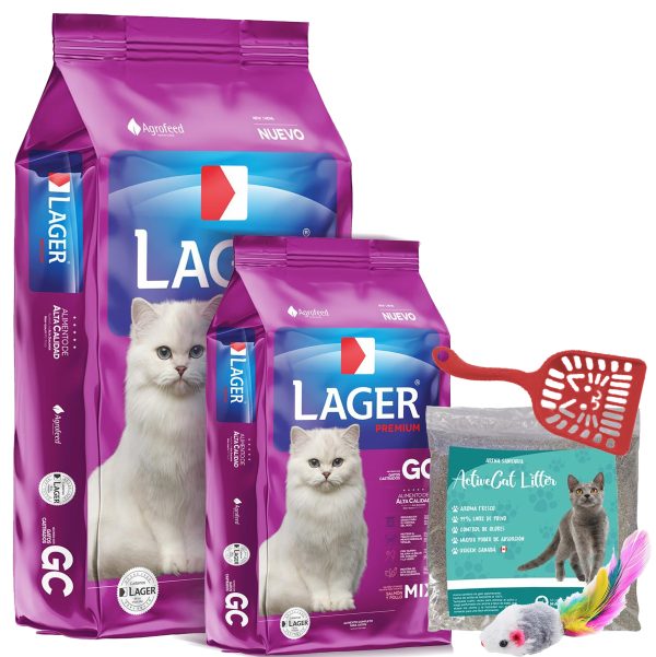 Lager Gato Adulto Castrado 25 Kg (22 + 3)
