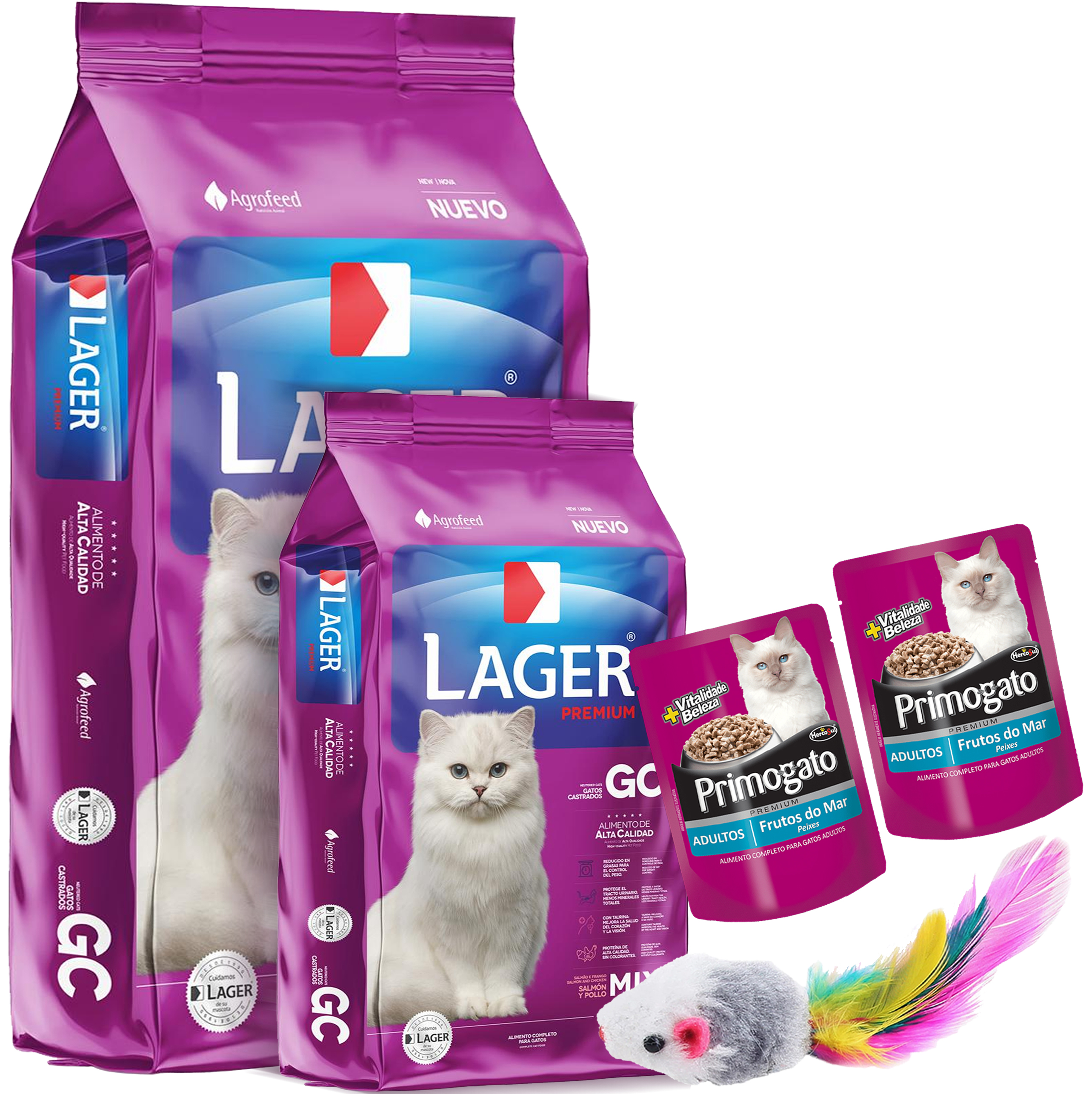 Lager Gato Adulto Castrado 25 Kg (22 + 3)