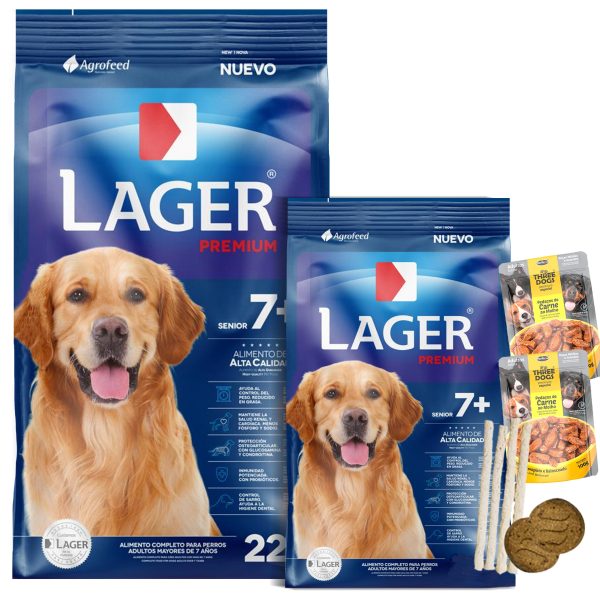 Lager Perro Adulto Mayor / Senior 25 Kg (22 + 3)