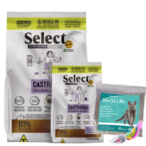 Select By Monello Gato Adulto Castrado 8.5 Kg (7 + 1.5)