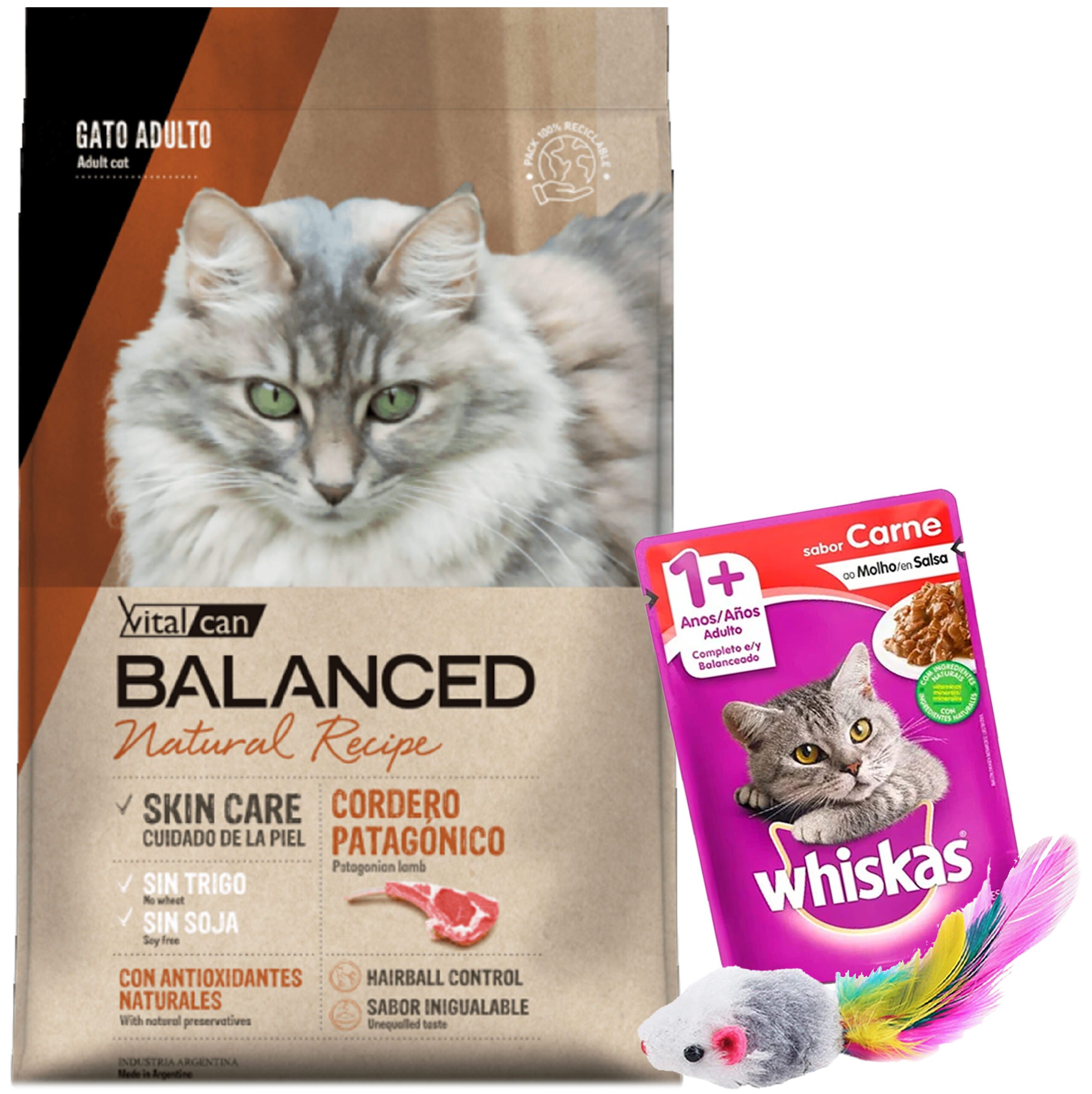 Balanced Natural Recipe Gato Adulto Cordero Patagónico 3 Kg