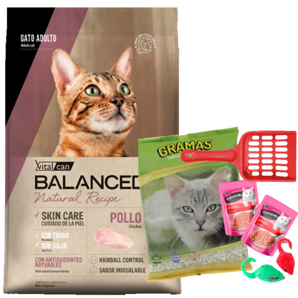 Balanced Natural Recipe Gato Adulto Pollo 15 Kg