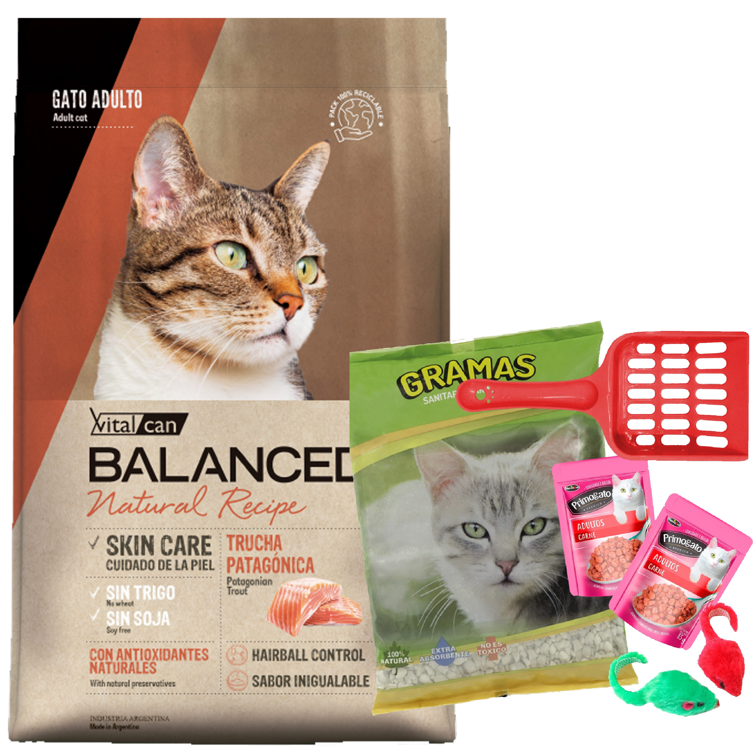 Balanced Natural Recipe Gato Adulto Trucha Patagónica 15 Kg