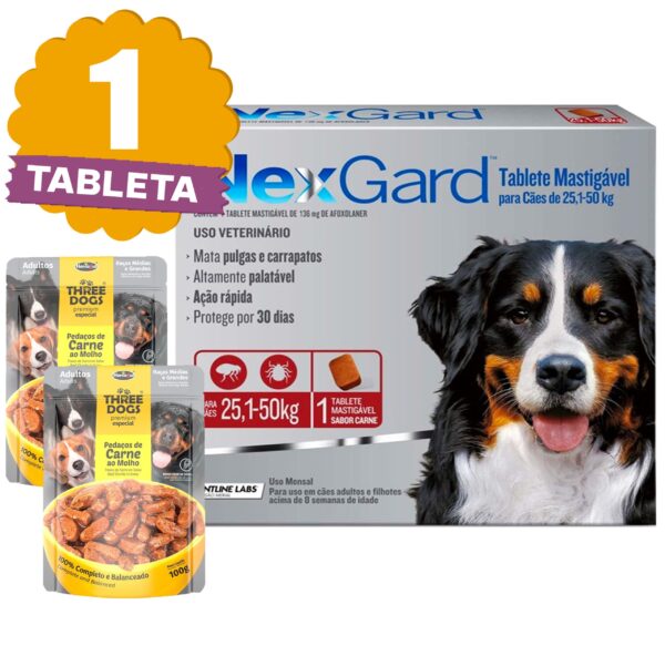 Pastilla Nexgard 25 a 50 Kg / Antipulgas para Perros