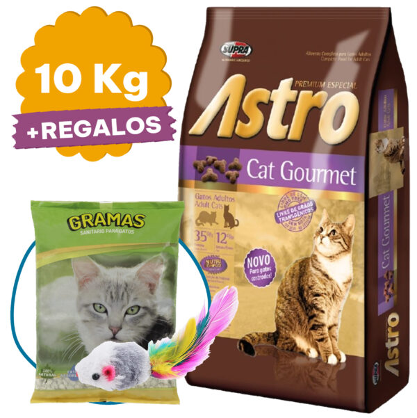 Astro Cat Gourmet Gato Adulto 10,1 Kg