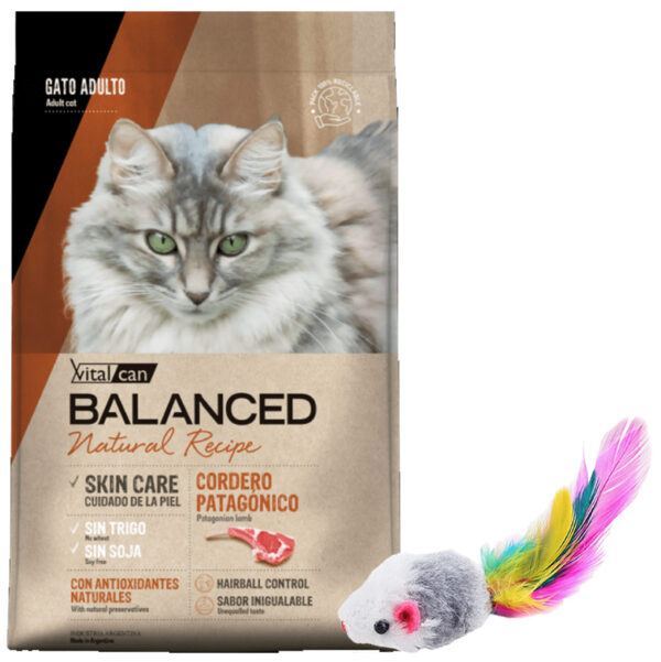 Balanced Natural Recipe Gato Adulto Cordero Patagónico 3 Kg
