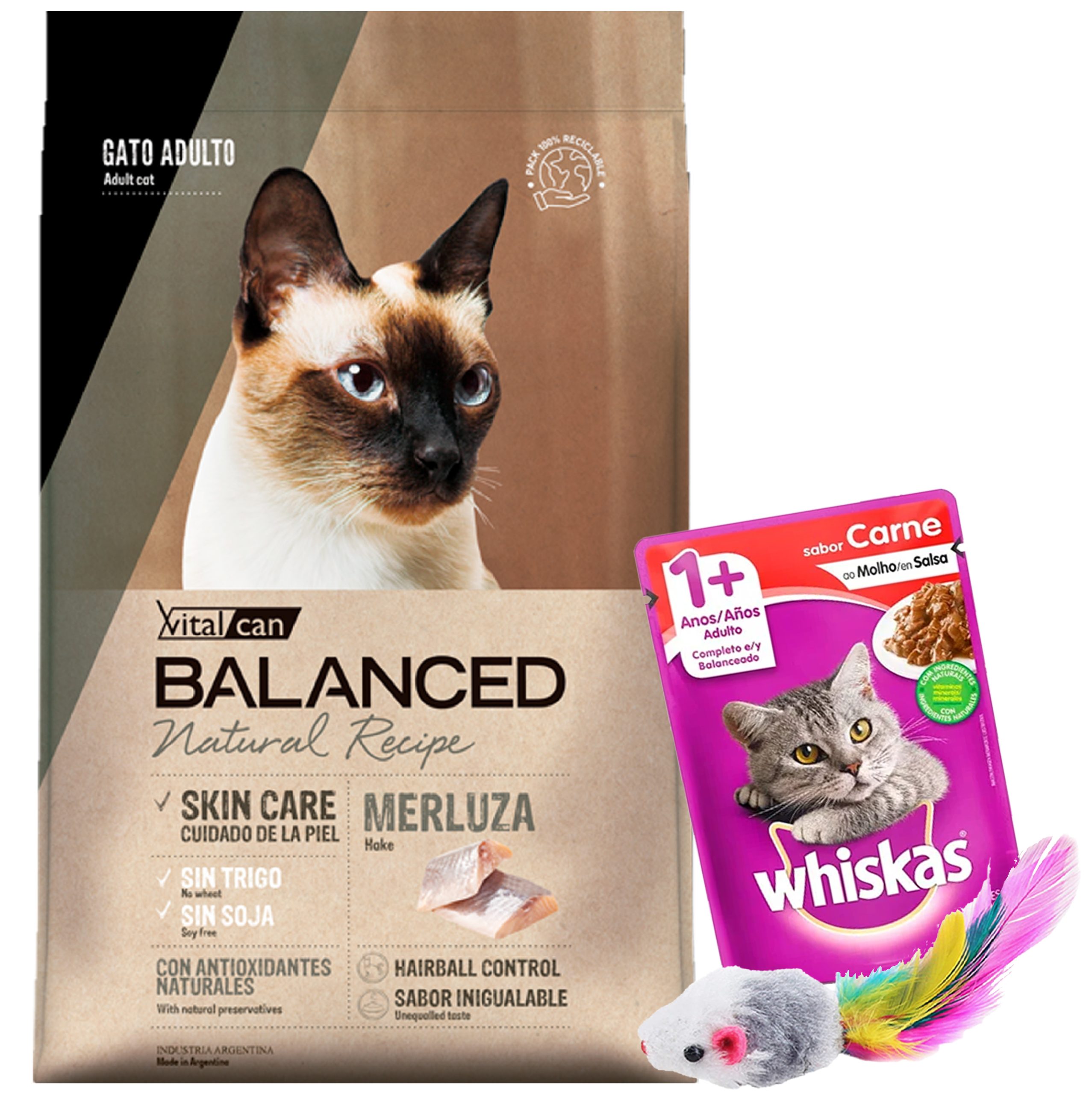 Balanced Merluza Natural Recipe Gato Adulto 3 Kg