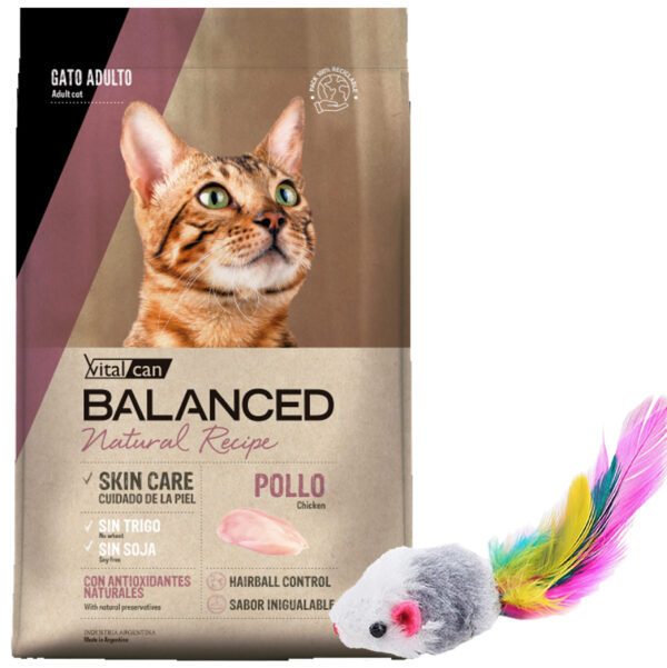 Balanced Natural Recipe Gato Adulto Pollo 3 Kg