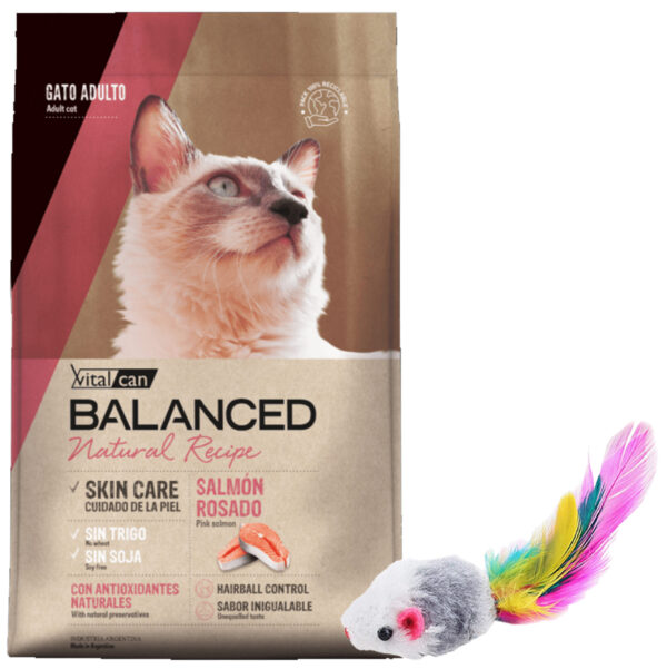 Balanced Natural Recipe Gato Adulto Salmón Rosado 3 Kg