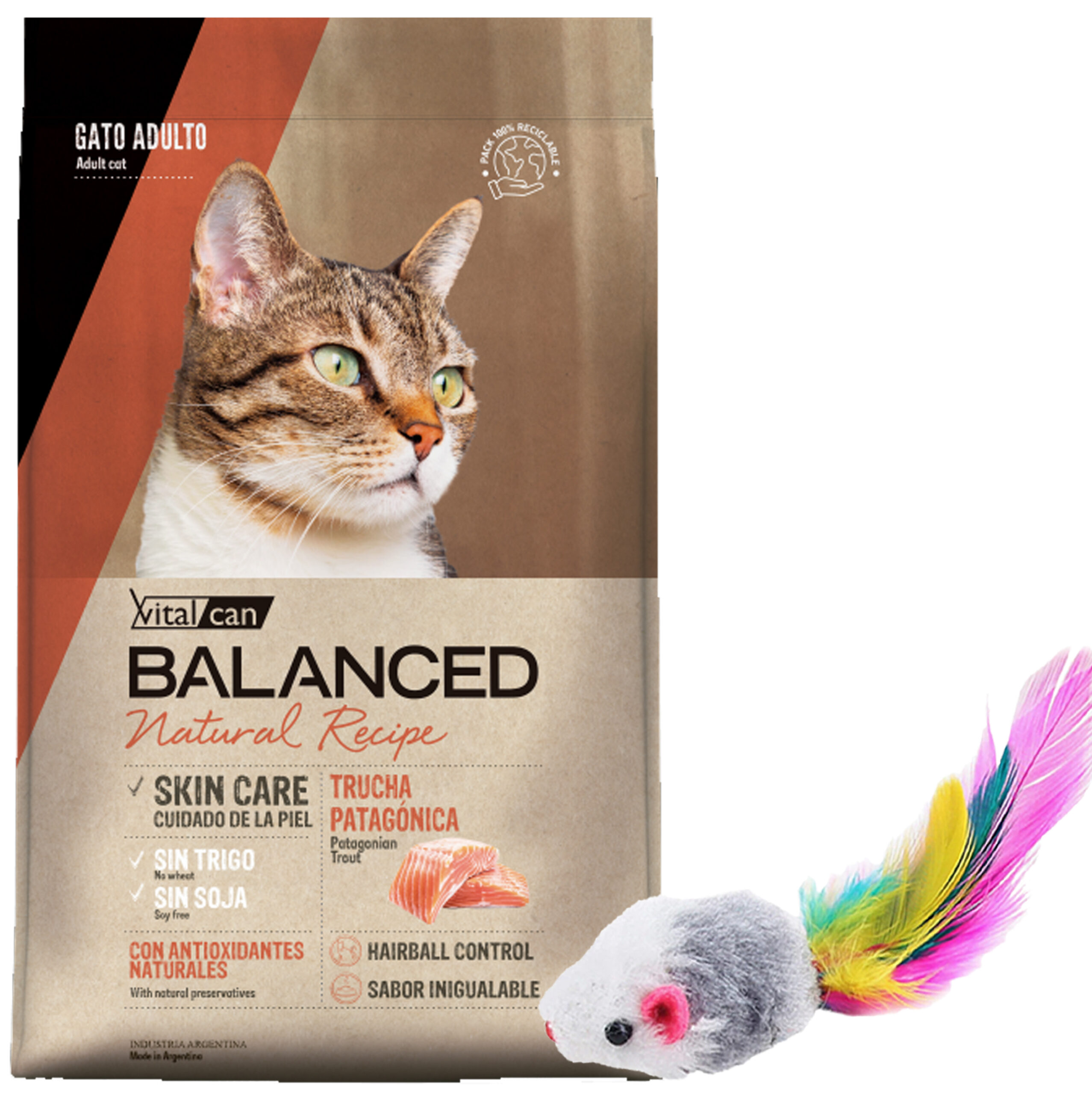 Balanced Natural Recipe Gato Adulto Trucha Patagónica 3 Kg