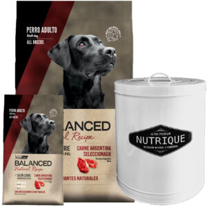 Balanced Natural Recipe Perro Adulto Carne 18 Kg (15 +3)