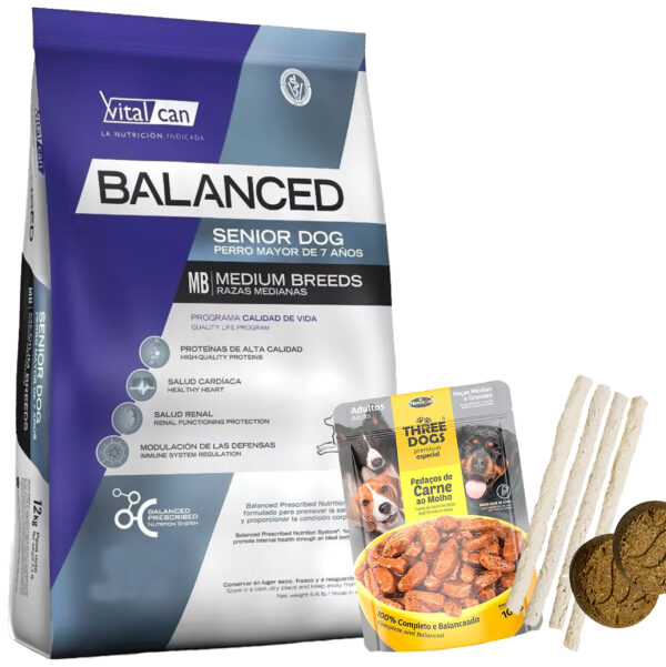Balanced Perro Senior Raza Mediana 12 Kg