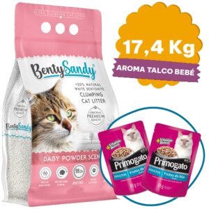 Arena Sanitaria Aglomerante Bentysandy 20 Lts / 17,4 Kgs
