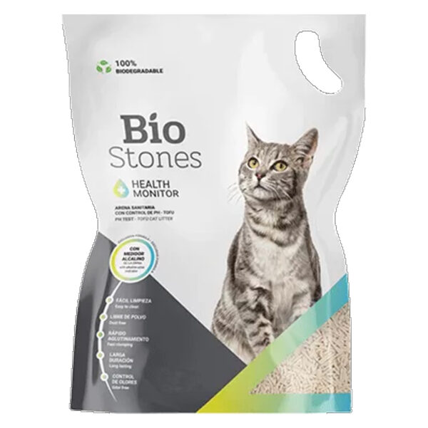 Sanitario 100% Orgánico Biodegradable A Base De Tofu 7,5 Kg / Bio Stones