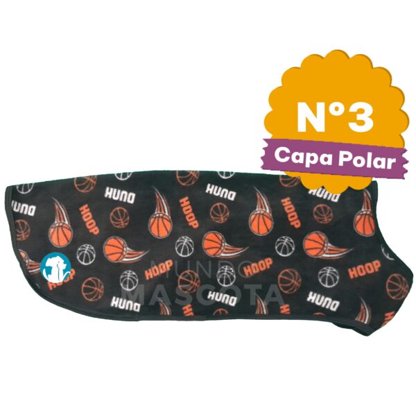 Capa Polar Ajustable Perro o Gato / Talle 3