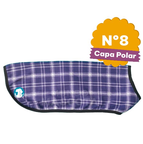 Capa Polar Ajustable Perro / Talle 8
