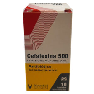 Cefalexina 500 / 10 Tabletas Birranuradas