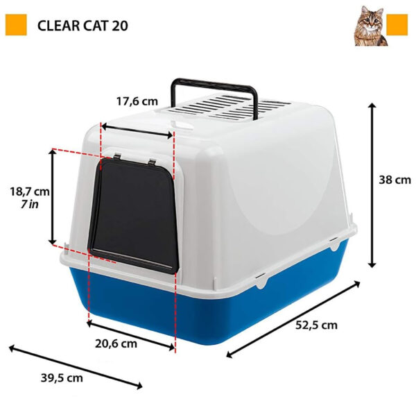 Baño Sanitario Ferplast Clear Cat 20