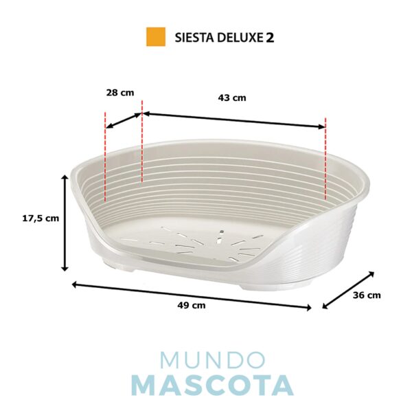 Cuna Plástica Ferplast Siesta Deluxe N°2 - Imagen 8