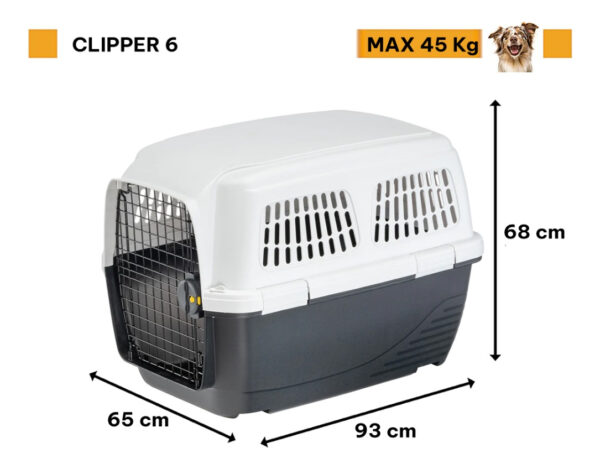 Jaula Transportadora Clipper 6 / Perro Grande - Imagen 8