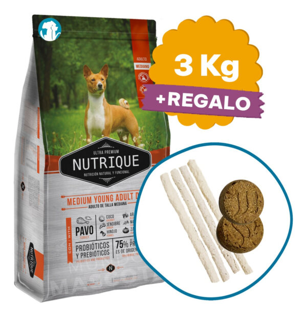 Nutrique Perro Adulto Raza Mediana 3 Kg