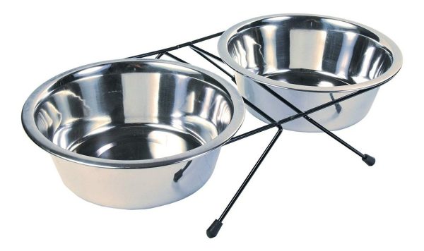 Set Comedero Perro Acero Inoxidable Trixie N°3 / 12 Cuotas