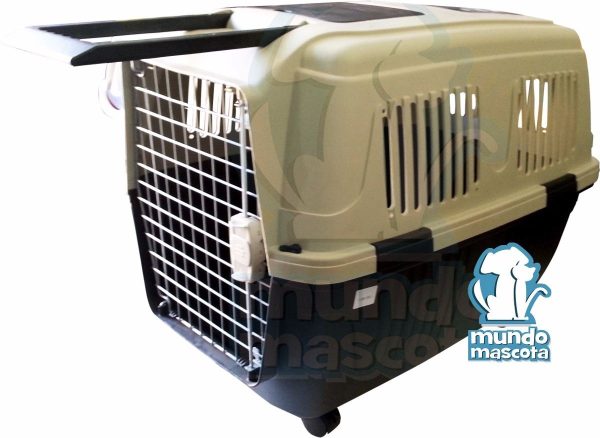 Jaula Transportadora Perro Mediano C/ Rueda N°4 / 12 Cuotas - Imagen 3