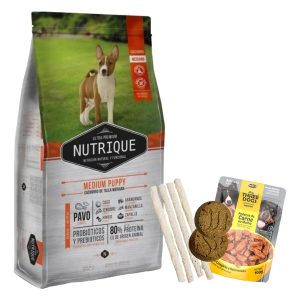 Alimento Nutrique Perro Cachorro Mediano 3 Kg + Regalo