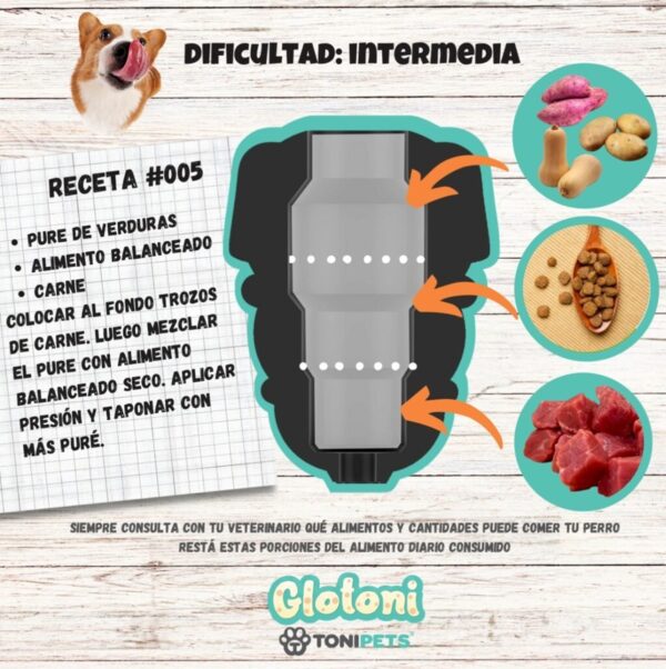 Juguete Rellenable Glotoni / Tamaño Xl